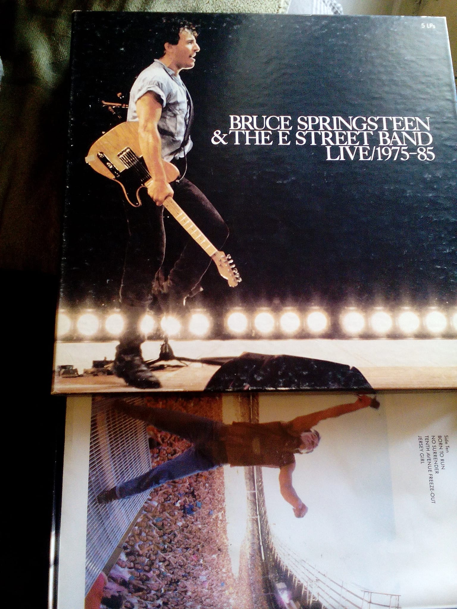 5LP box Bruce Springsteen and theE street band Live 1975 1985