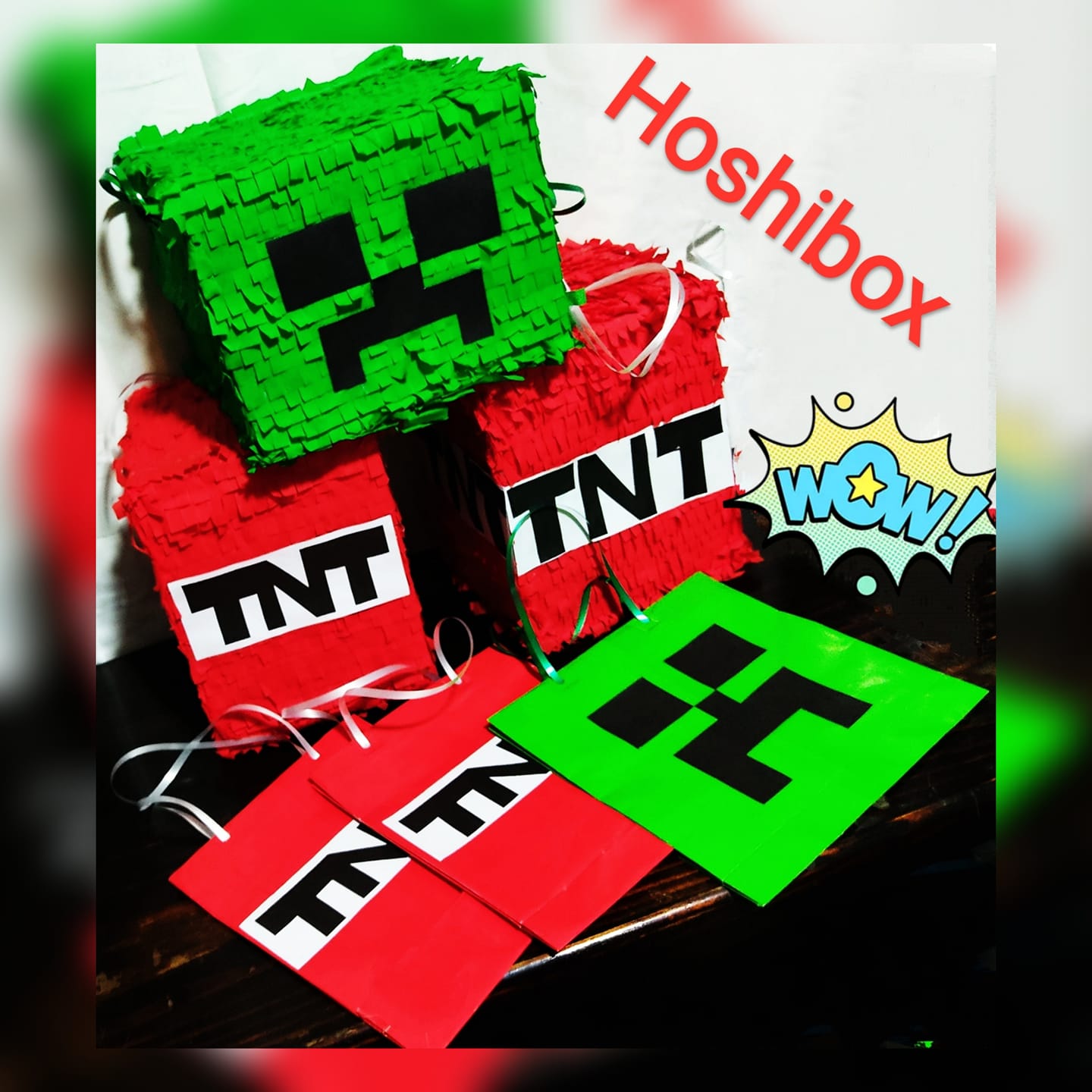Minecraft 🤖🧨 Minipiñata hechas con... - Piñatas Hoshi Box | Facebook