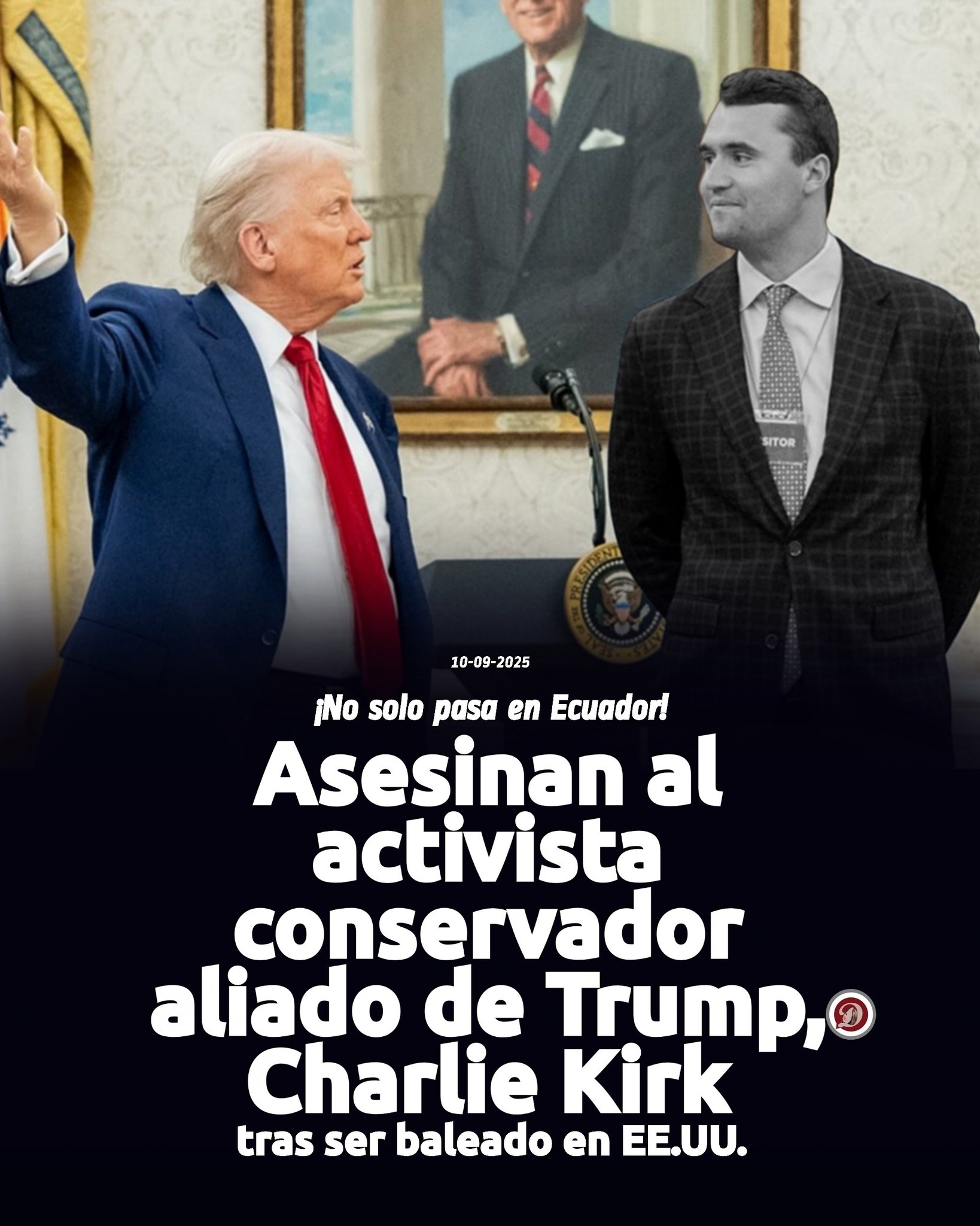 El activista conservador Charlie... - RD Noticias Ecuador | Facebook