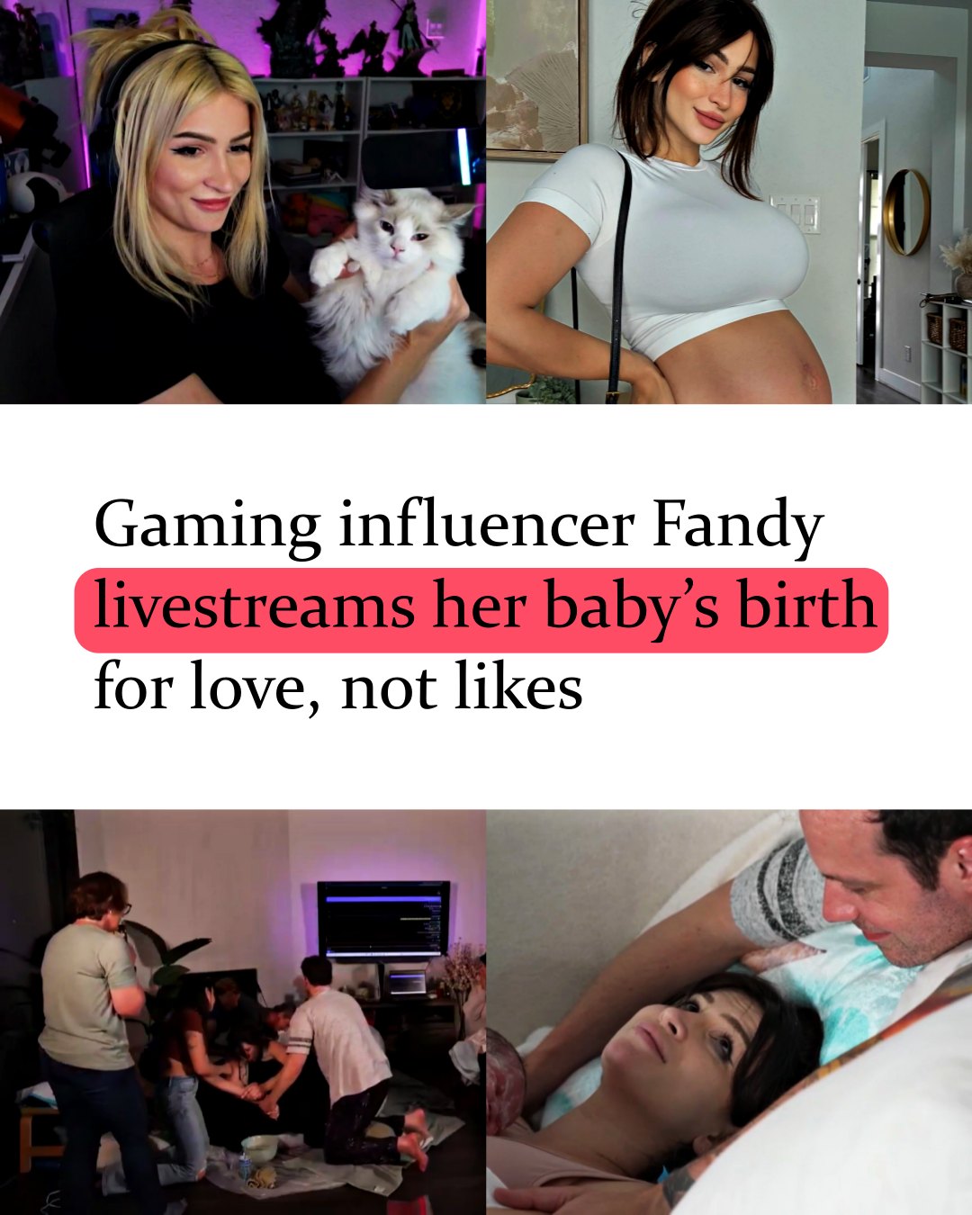 Selfish - Texas gaming influencer Fandy surprised fans by livestreaming ...