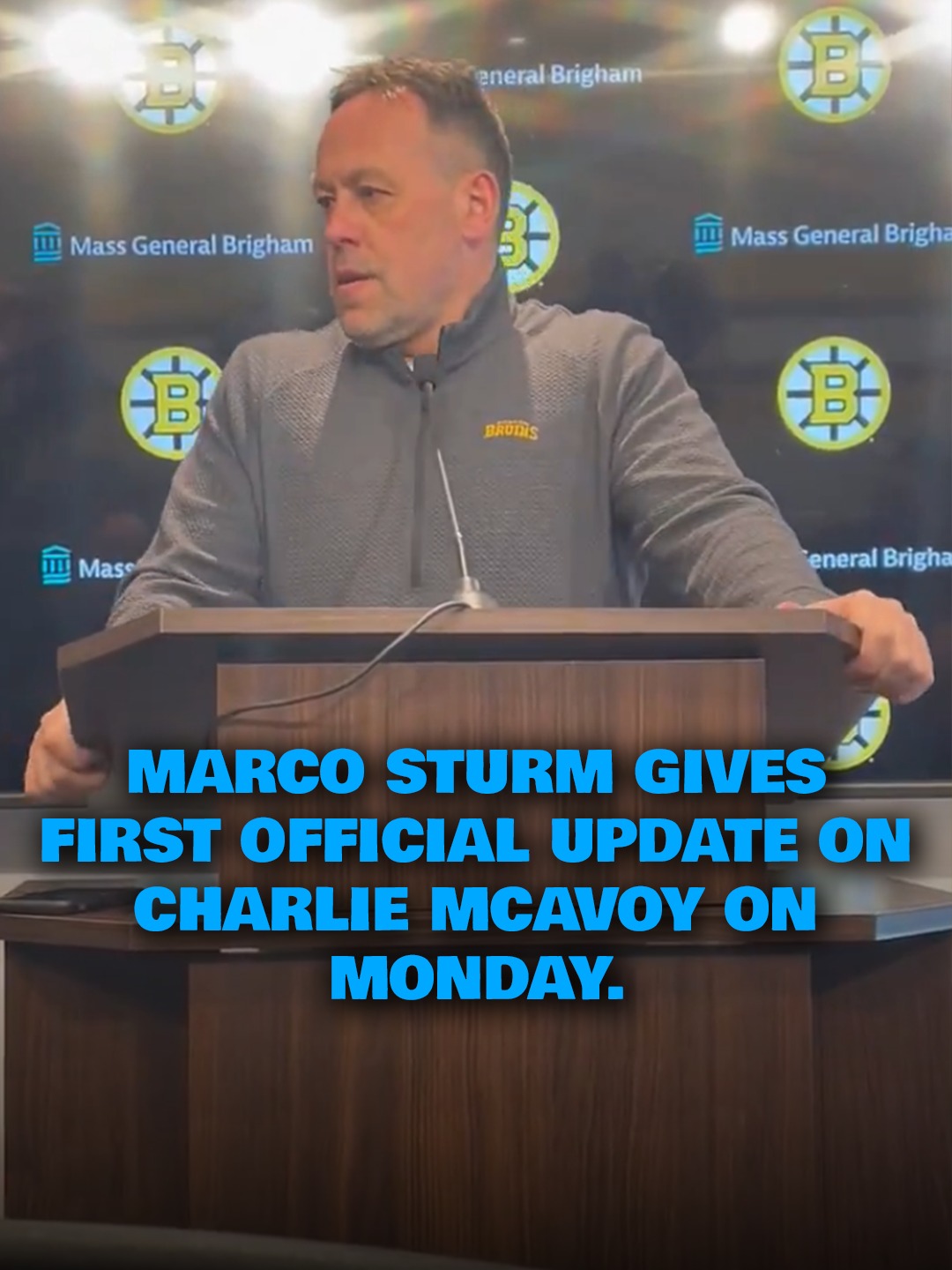 Bruins - Bruins head coach shares the latest after a scary injury over ...
