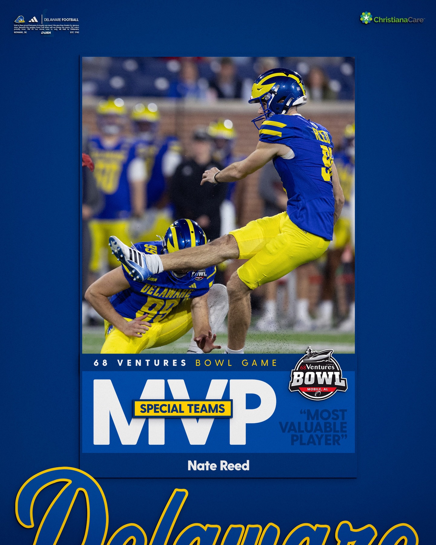 Delaware Football added a new photo —... - Delaware Football