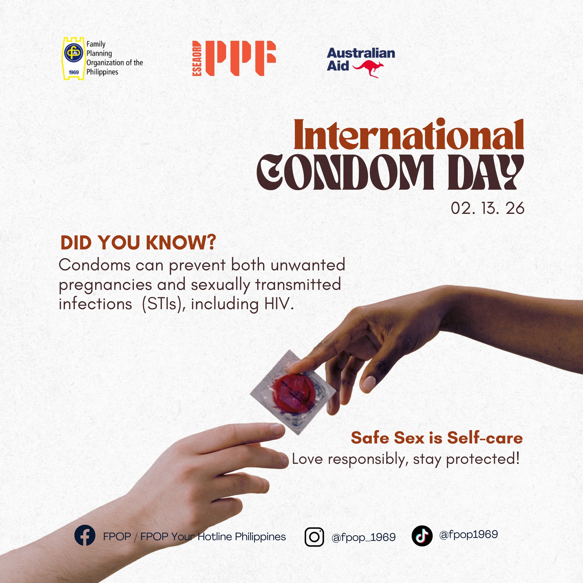 FPOP - Did you know? 𝗜𝗻𝘁𝗲𝗿𝗻𝗮𝘁𝗶𝗼𝗻𝗮𝗹 𝗖𝗼𝗻𝗱𝗼𝗺 𝗗𝗮𝘆 falls right before ...