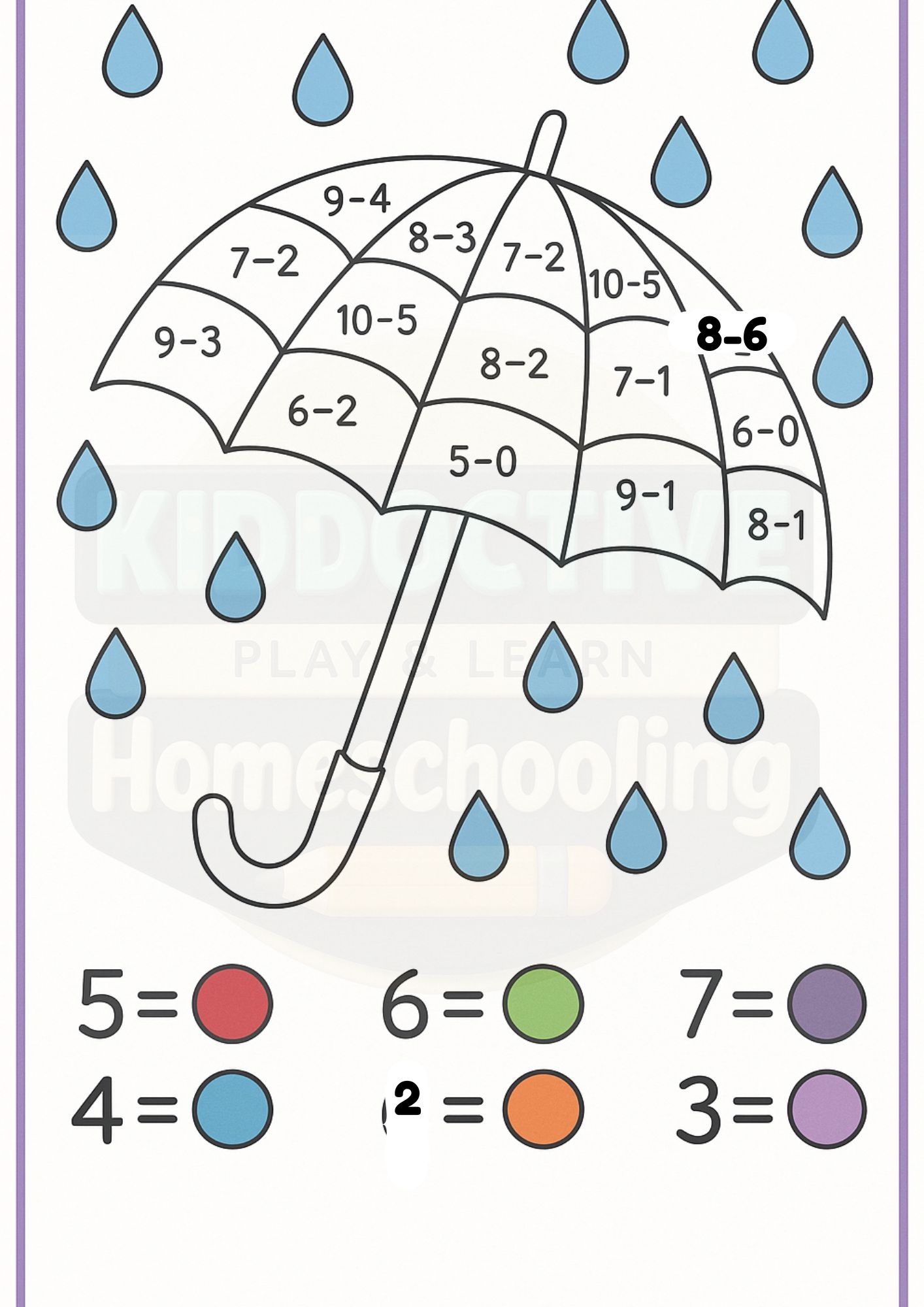 Subtract & colour | Grade1... - Kiddoctive - Homeschooling | Facebook
