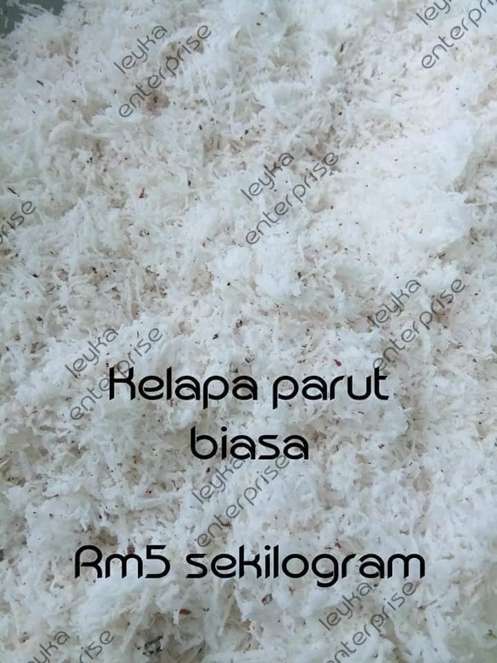 Kelapa Parut Ada Dua Jenis Yang Kami Sediakan Iaitu Kelapa Parut Putih Dan Kelapa Parut Biasa Kelapa Parut Putih Utk Kegunaan Pembuatan Kuih Muih Dan Hiasan Atad Kuih Spt Kuih Kusui Basung