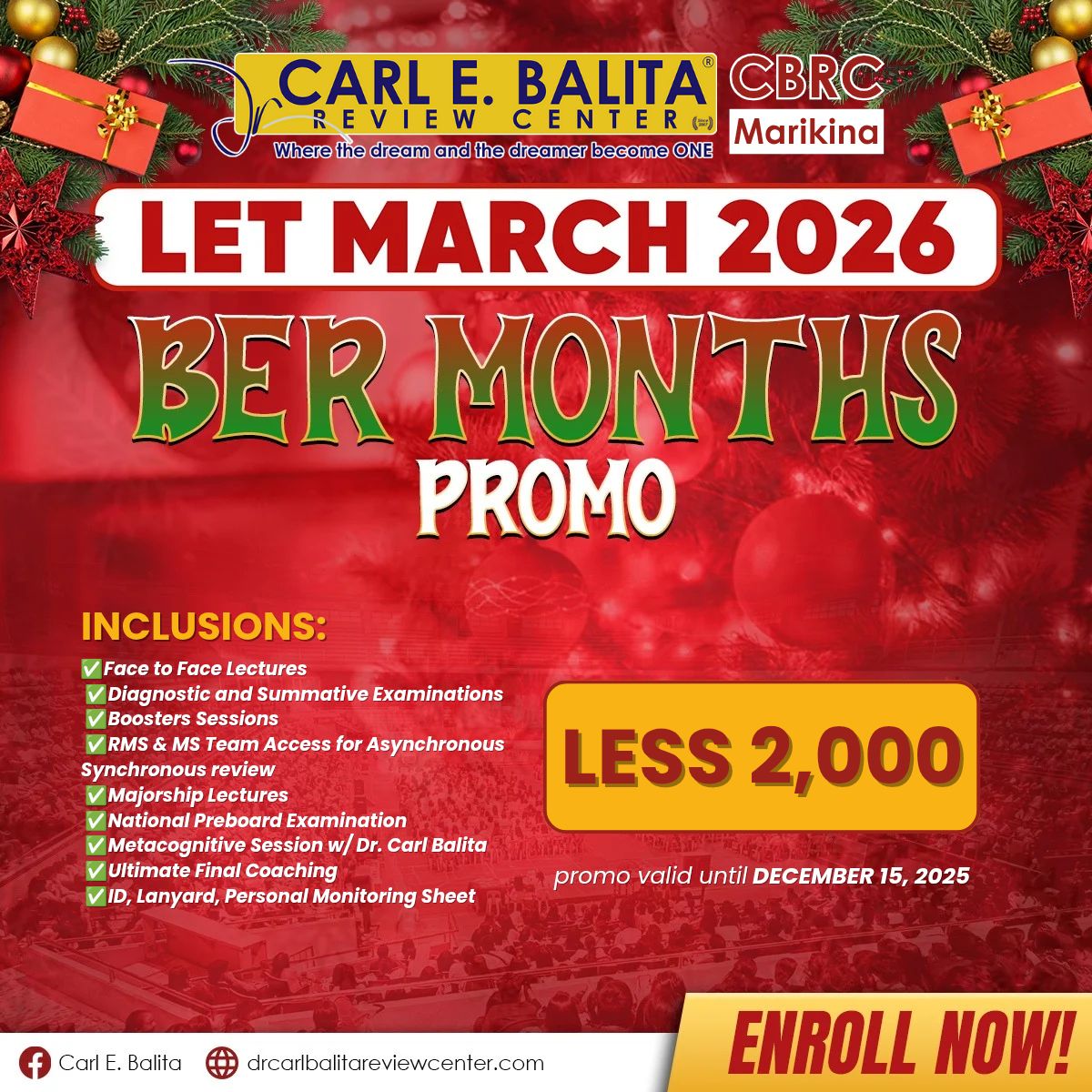 Cbrc - EXTENDED ANG ATING PAMASKONG HANDOG PARA SA ATING FUTURE LPTs ...