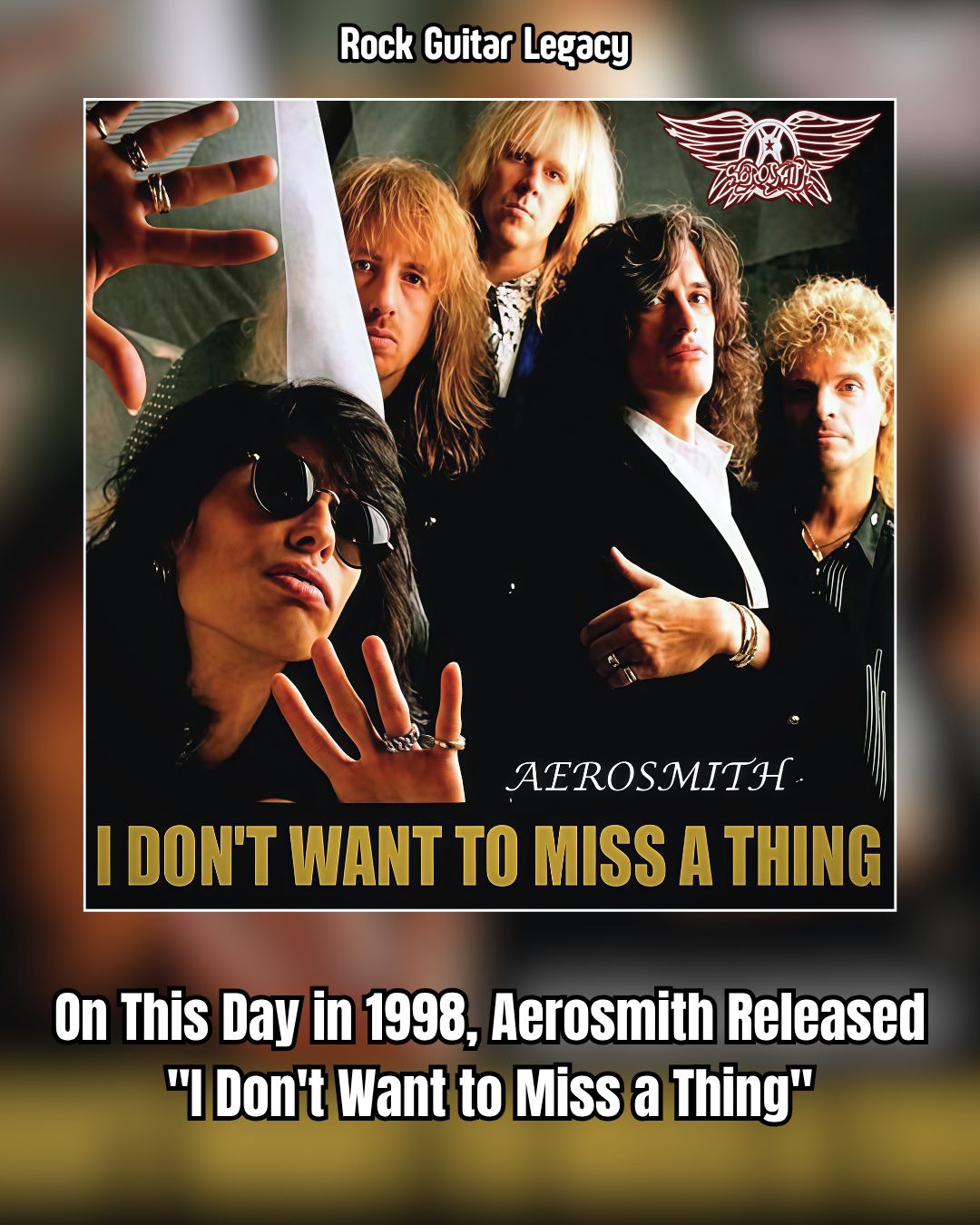 🔴 AUGUST 18 1998 Aerosmith released the single 