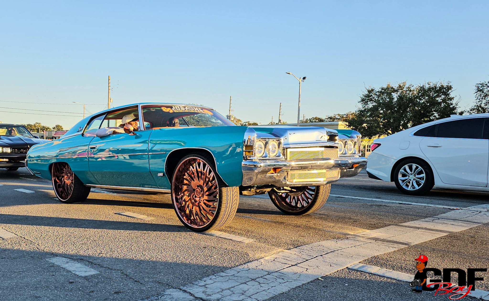 1972 Donk on All Rosegold Forgiato Wheels ‼️ #donk #Impala 