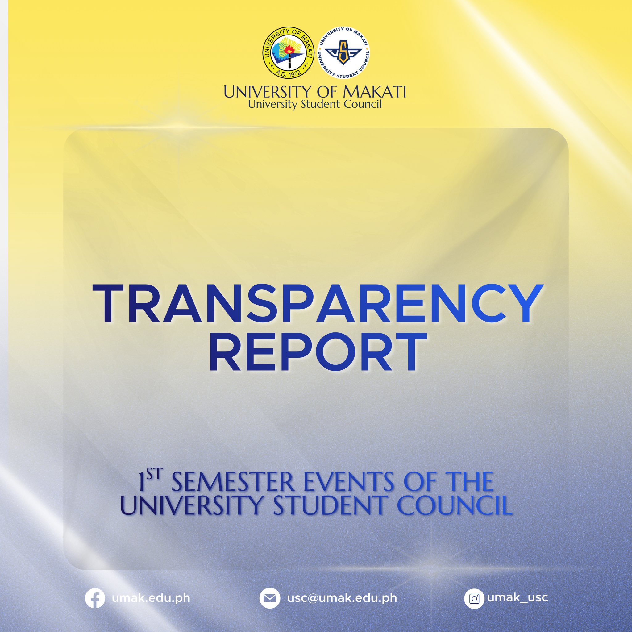 Accountability,... - UMAK University Student Council | Facebook