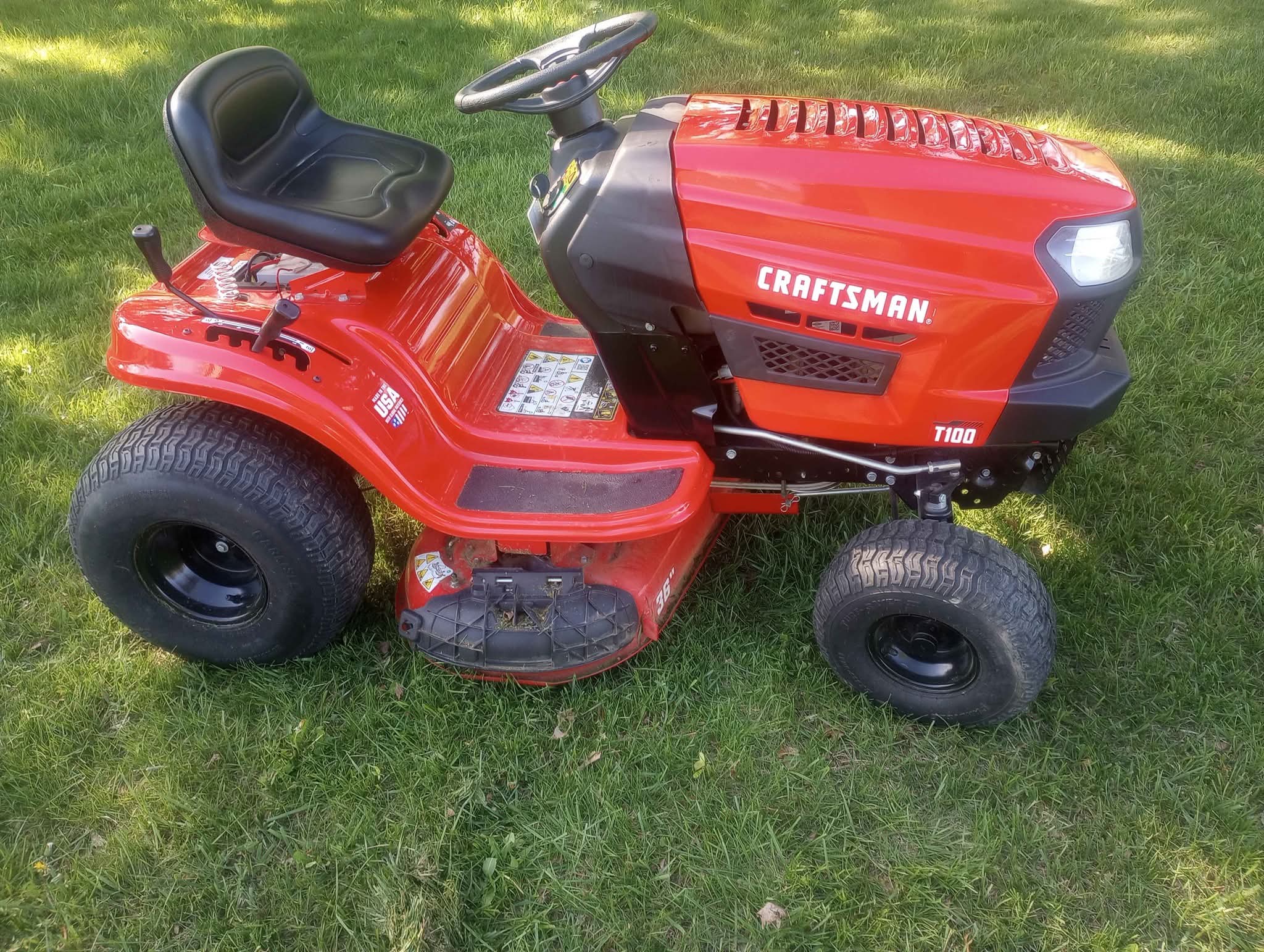 36 Inch Riding Lawn Mower