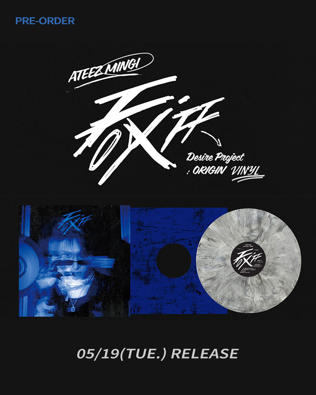 ATEEZ MINGI 2024 センイル FIXON/OFF レコード 未開封 ATEEZ MINGI