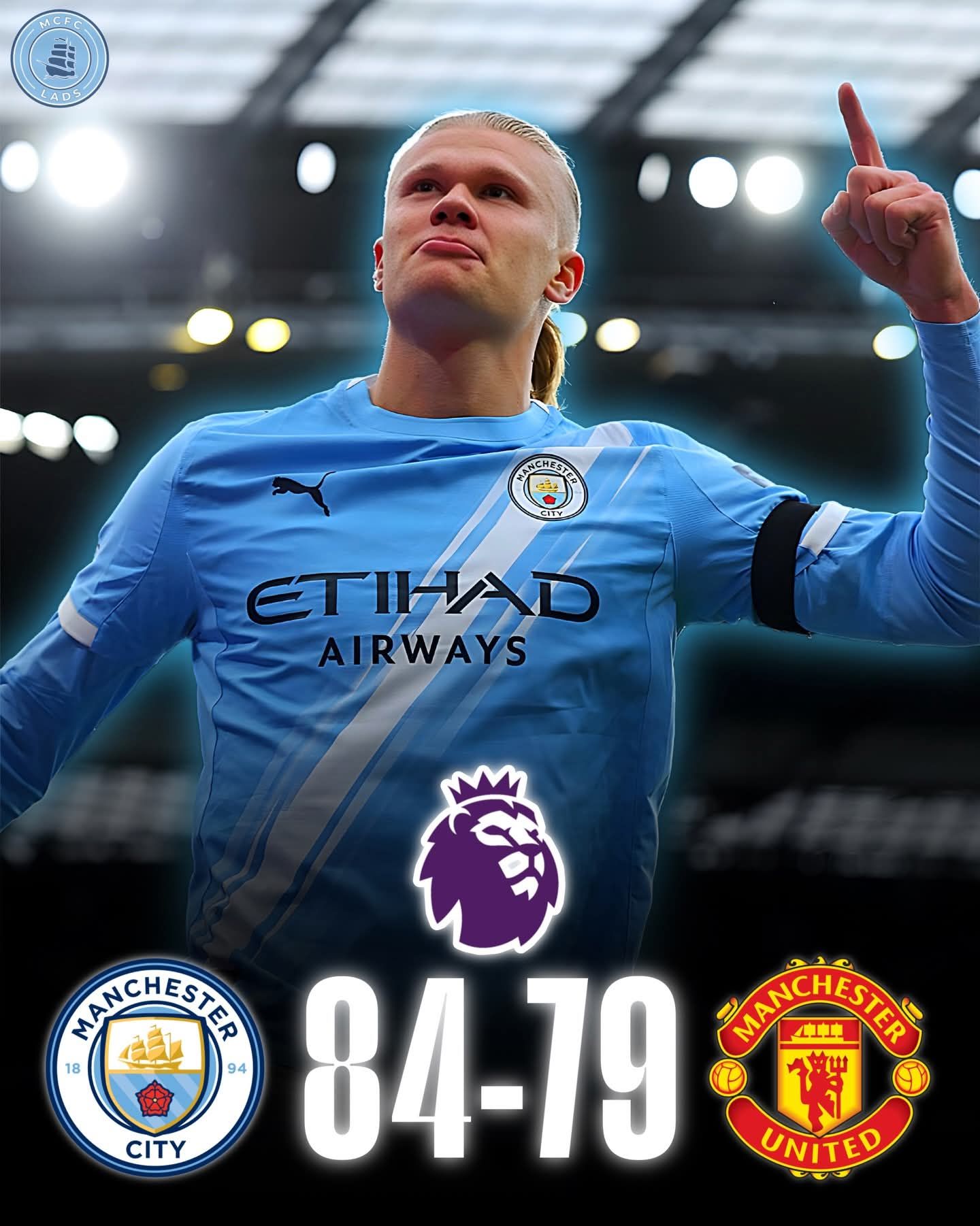 Manchester United - Manchester City 0-1 @Premier League
