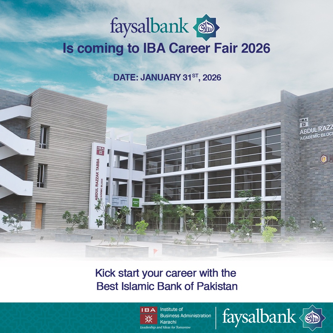 Faysal - Faysal Bank is coming to the IBA Career Fair 2026! Kickstart ...