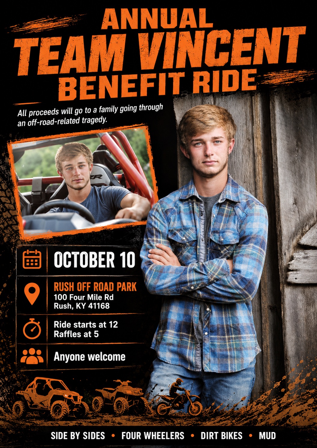 2026 TEAM VINCENT Benefit Ride