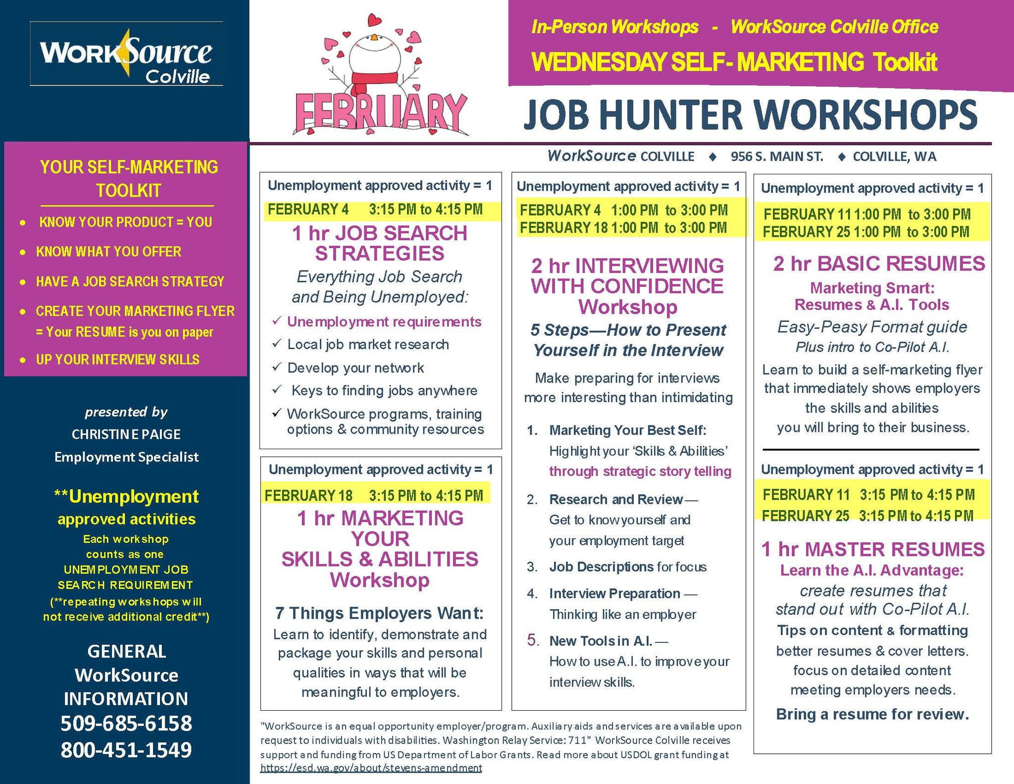 WorkSource Colville | Colville WA