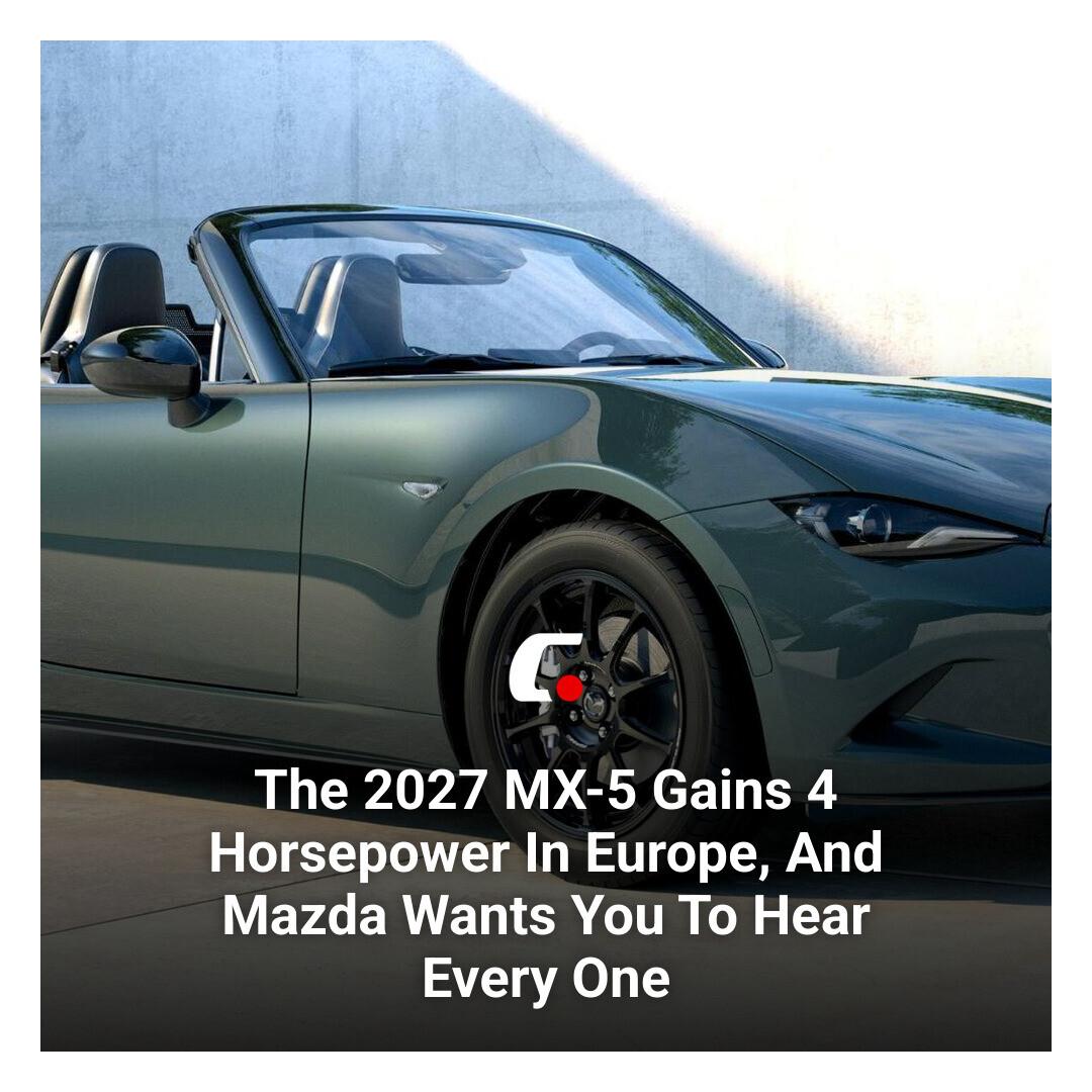 Carscoops - Mazda has unveiled the updated MX-5 in Europe with a