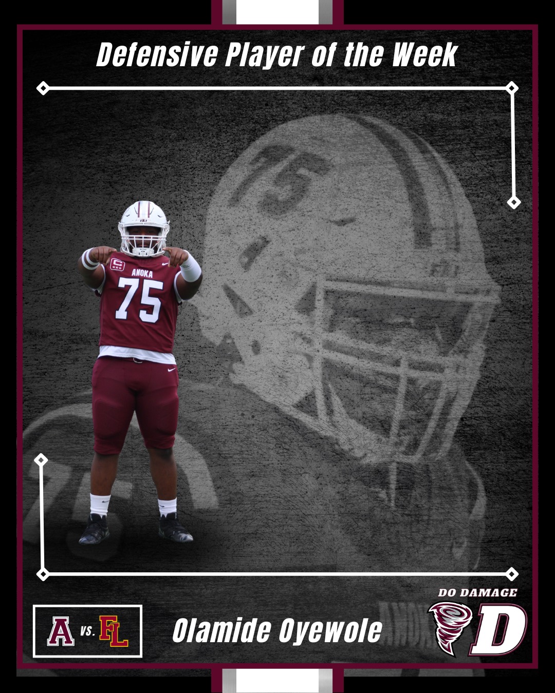 Congratulations to Olamide... - Anoka High School Football | Facebook