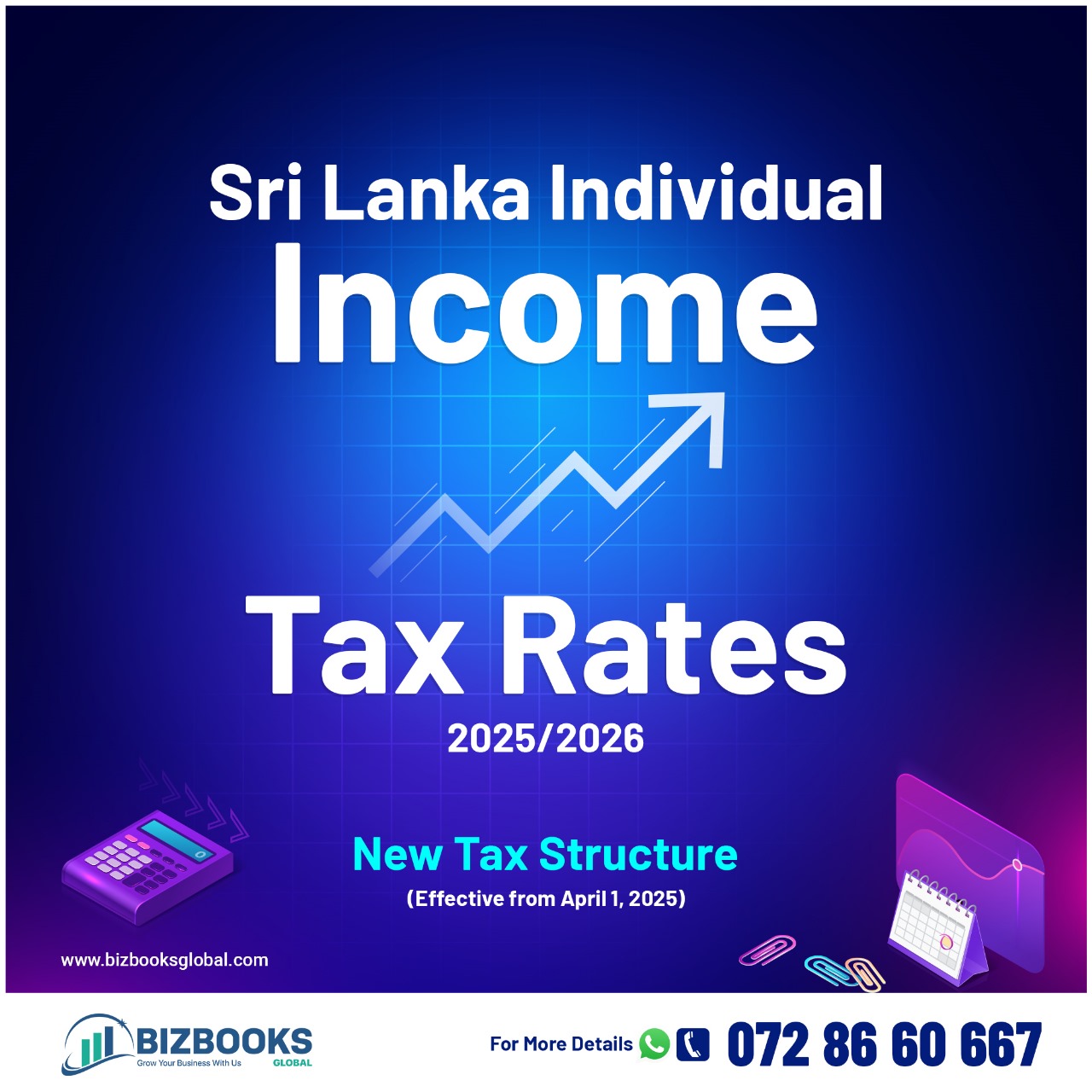 BizBooks - 📢 New Tax Structure Alert! 🇱🇰 Sri Lanka Individual Income ...
