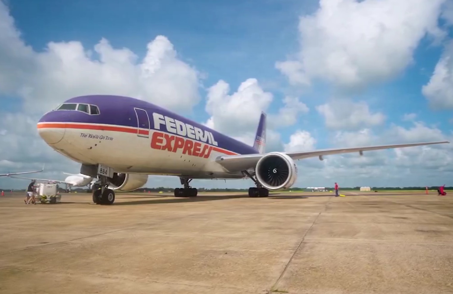 🔴 FedEx has unveiled a retro livery on Boeing 777F N884FD, named