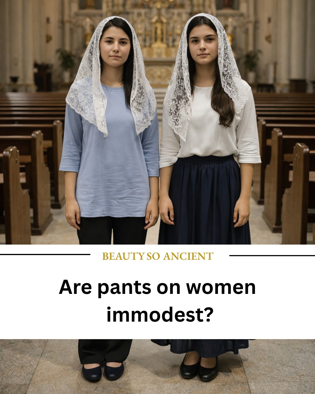 Are pants on women immodest?