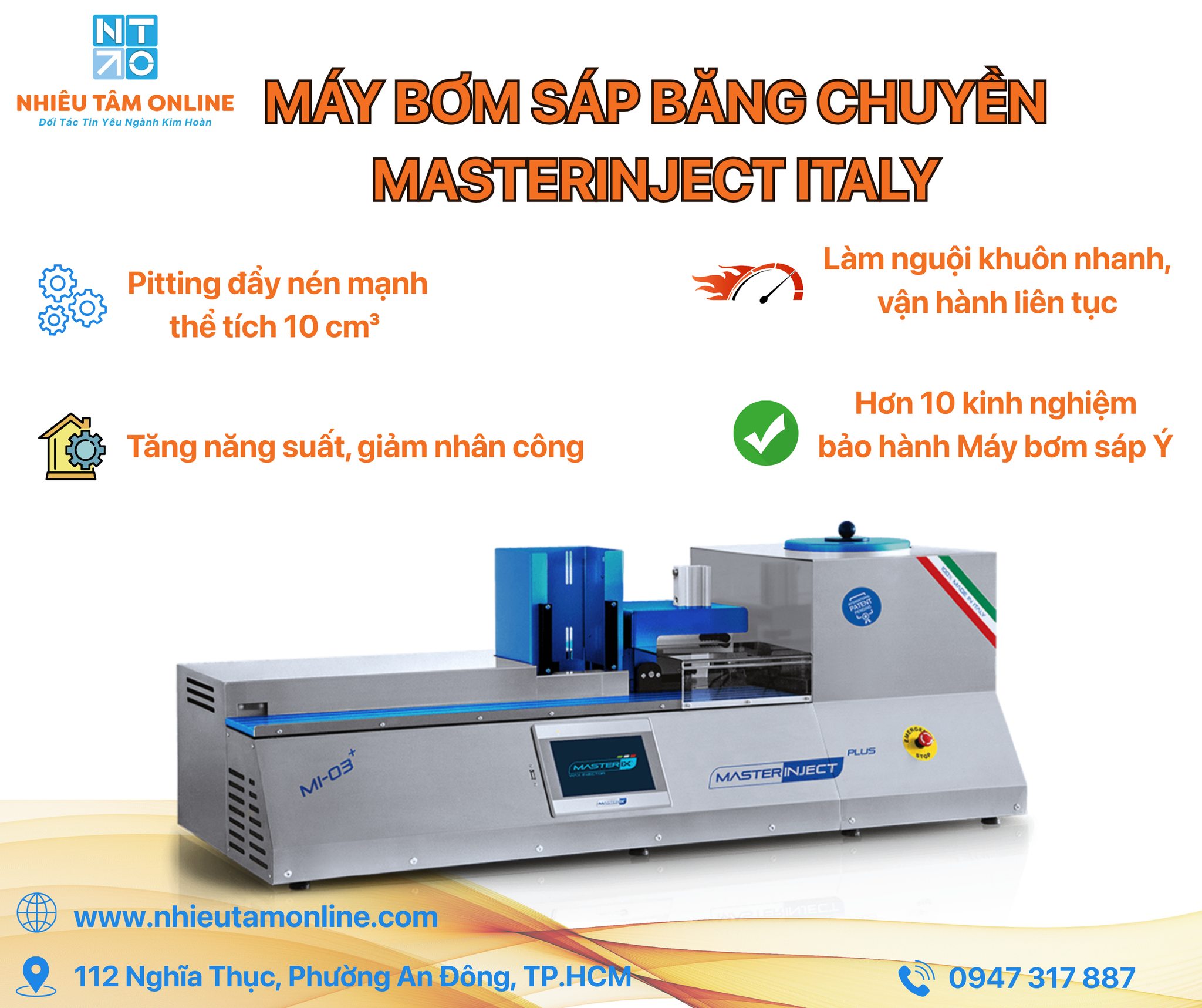 Công - 💎 MASTERINJECT – HỆ THỐNG BƠM SÁP BĂNG CHUYỀN TỰ ĐỘNG THẾ HỆ MỚI ...