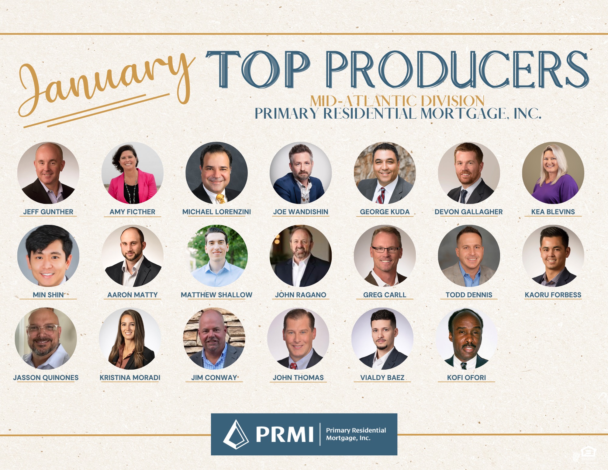 Kea - Honored and grateful to be named one of January’s Top Producers ...