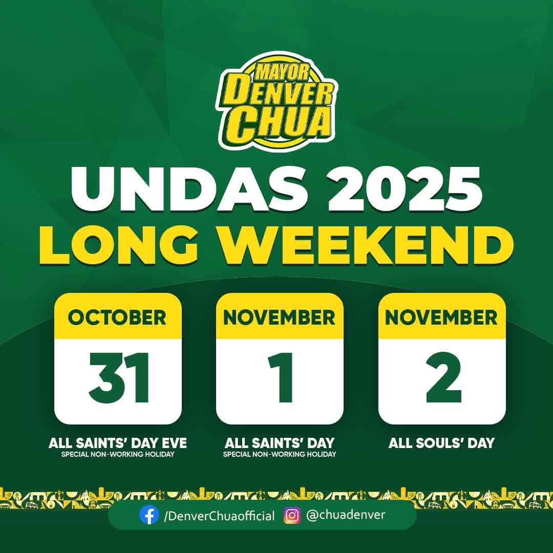 Denver - UNDAS 2025 LONG WEEKEND 🕯️ Idineklarang special non-working ...