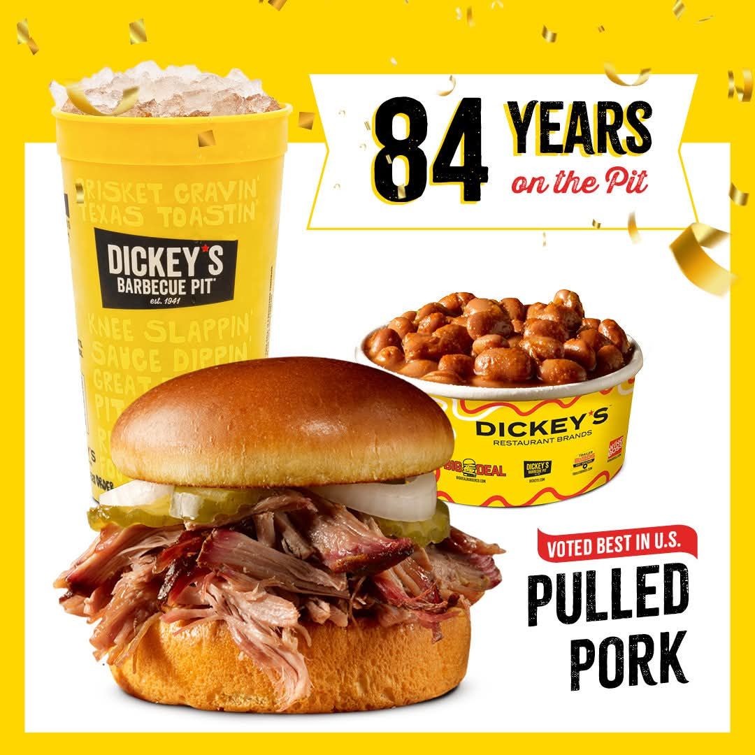 🎉 We’re turning 84... - Dickeys Barbecue Pit - Tri-Cities, WA | Facebook