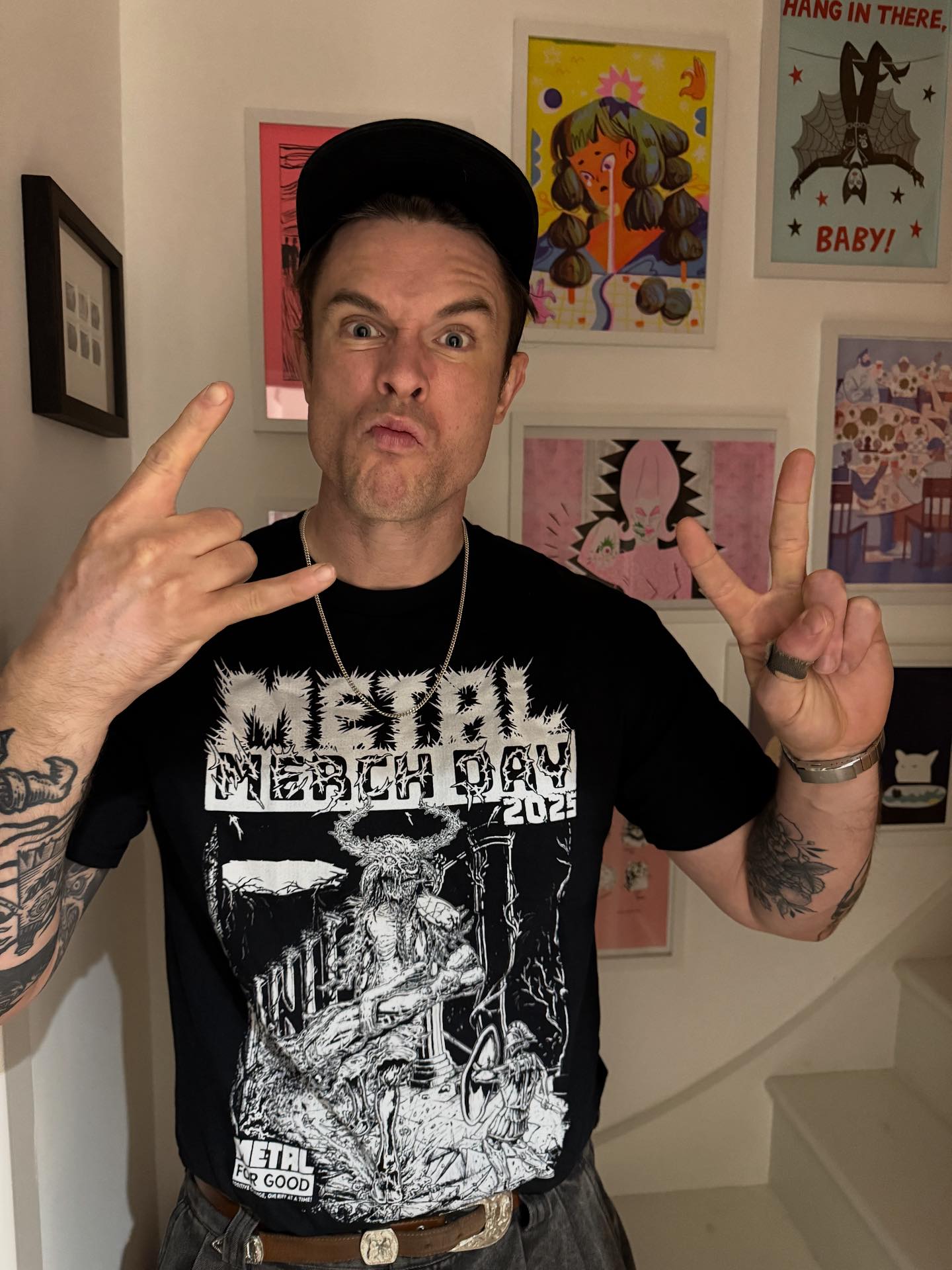 Ed Gamble - 🤘🏻 It’s METAL MERCH DAY! Pop on your fave band... | Facebook