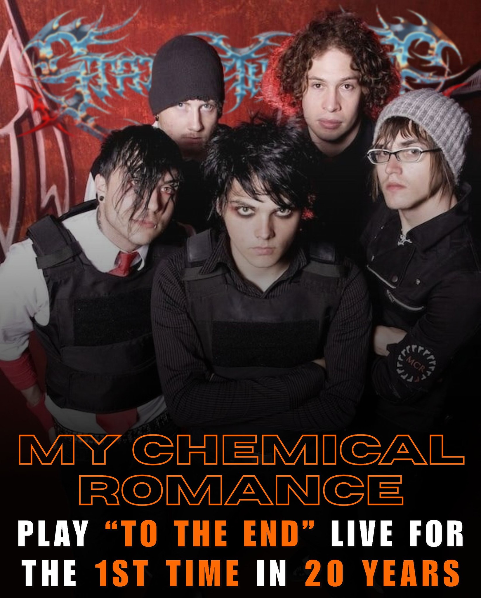 My Chemical Romance played To The End live for the first time in 