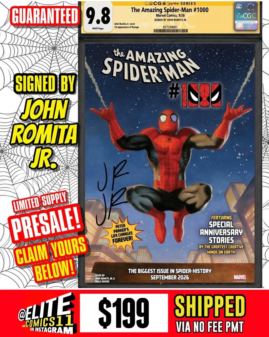 PREORDER - Amazing Spider-Man #1000 ❍ 104-page Milestone! 1st