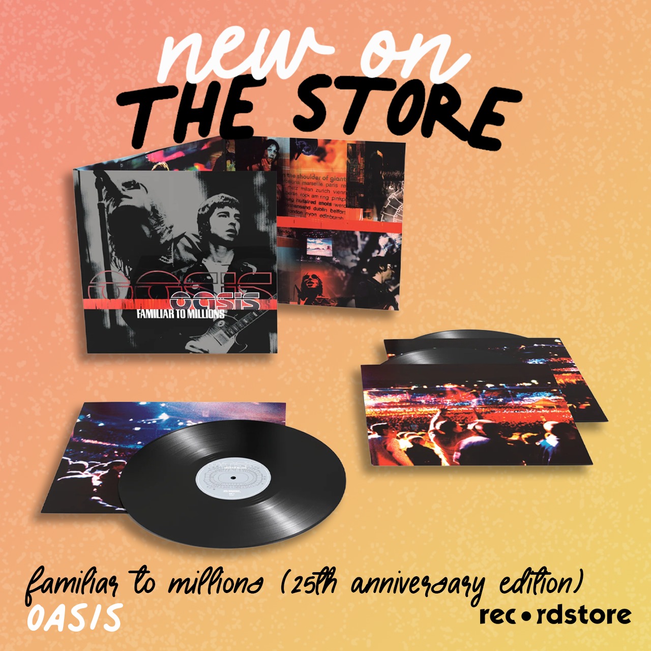 NEW ON STORE | Oasis - Familiar To Millions (25th Anniversary 
