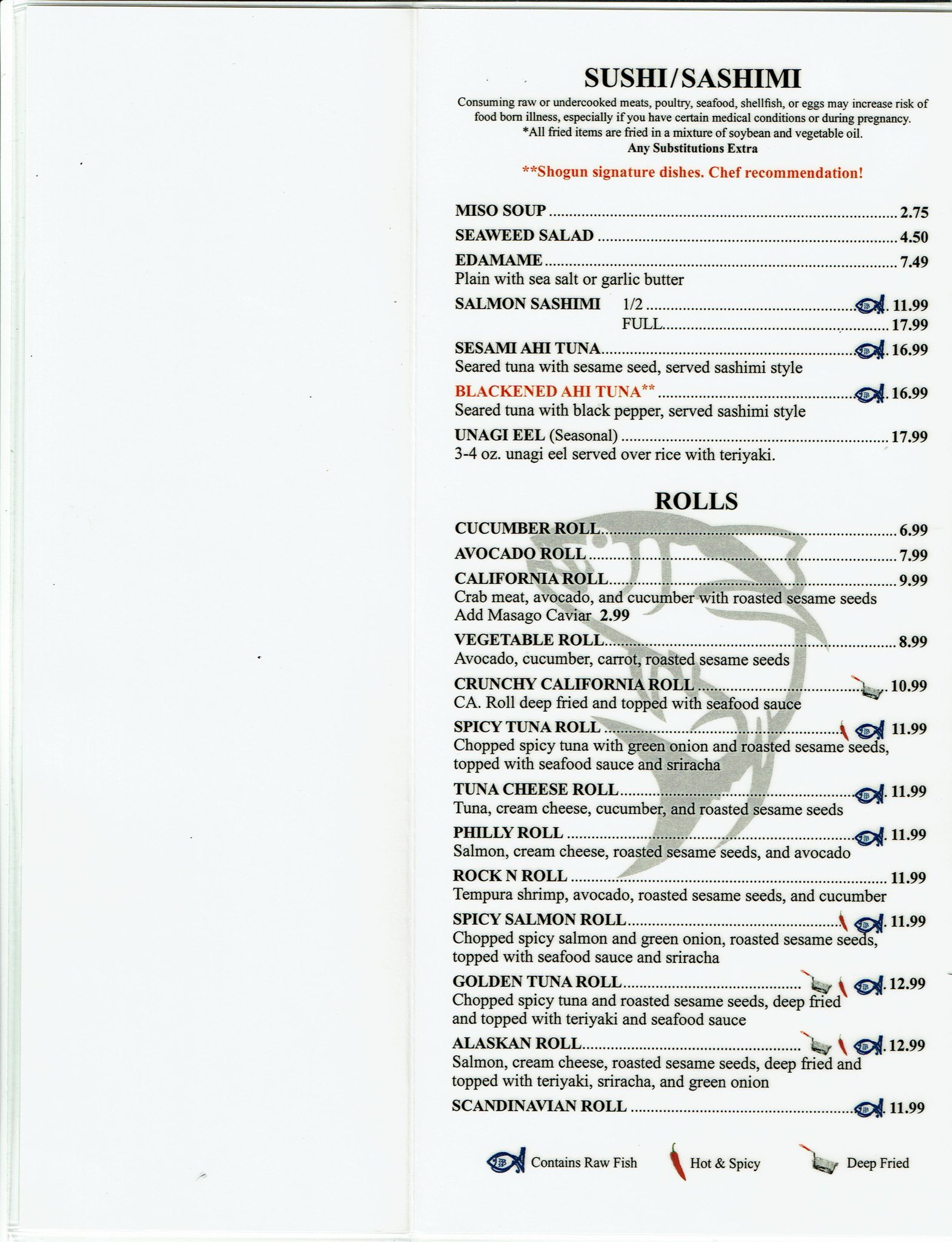 Shogun Japanese Steak House added photos to the album: MENU