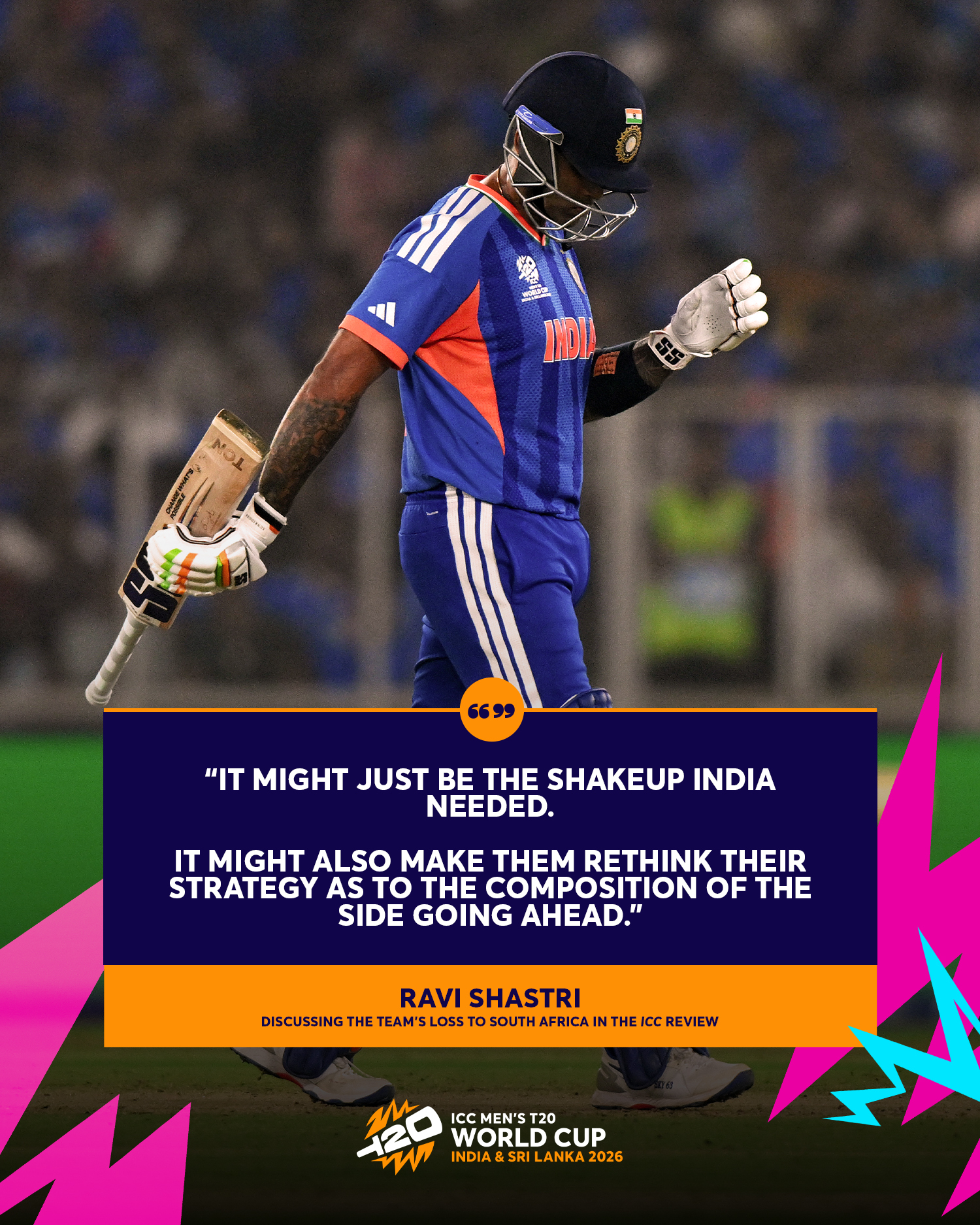 ICC - Silver linings in an India defeat according to Ravi Shastri in ...