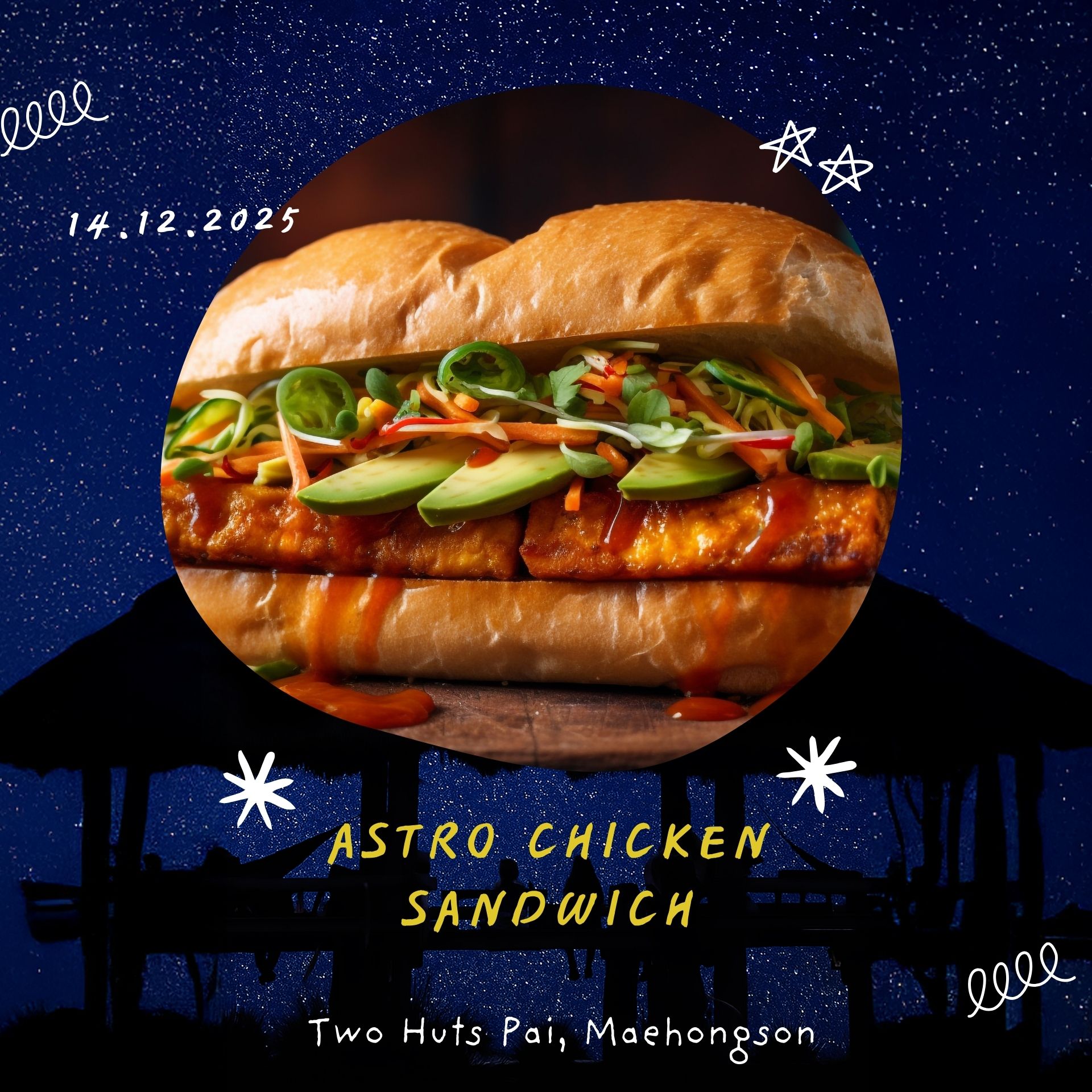 ททท.สำนักงานแม่ฮ่องสอน - 🚀🥪 Astro Chicken Sandwich ขนมปังนุ่ม ไส้แน่น ...