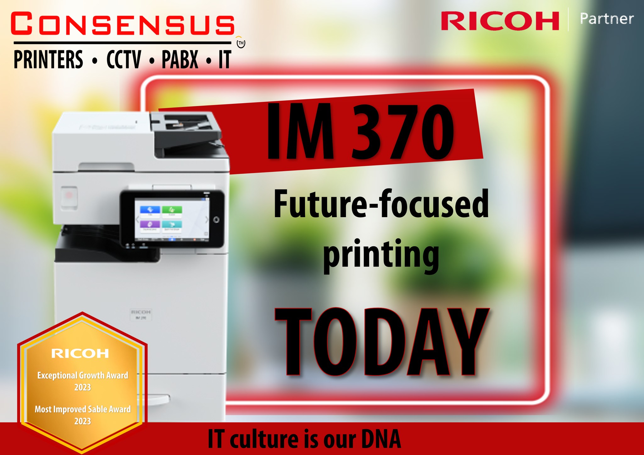 Consensus - 🚀 Meet the Compact Powerhouse – The RICOH IM... | Facebook