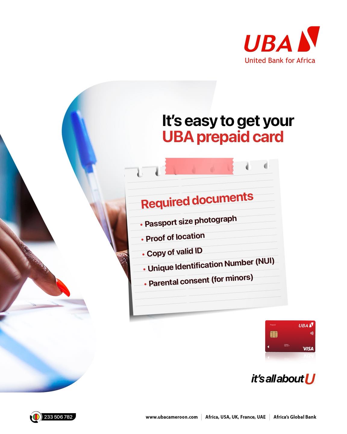 UBA Cameroon SA - 𝗬𝗼𝘂 𝗱𝗼 𝗻𝗼𝘁 𝗻𝗲𝗲𝗱 𝗮 𝗯𝗮𝗻𝗸 𝗮𝗰𝗰𝗼𝘂𝗻𝘁 𝘁𝗼 𝗴𝗲𝘁 𝗮... | Facebook
