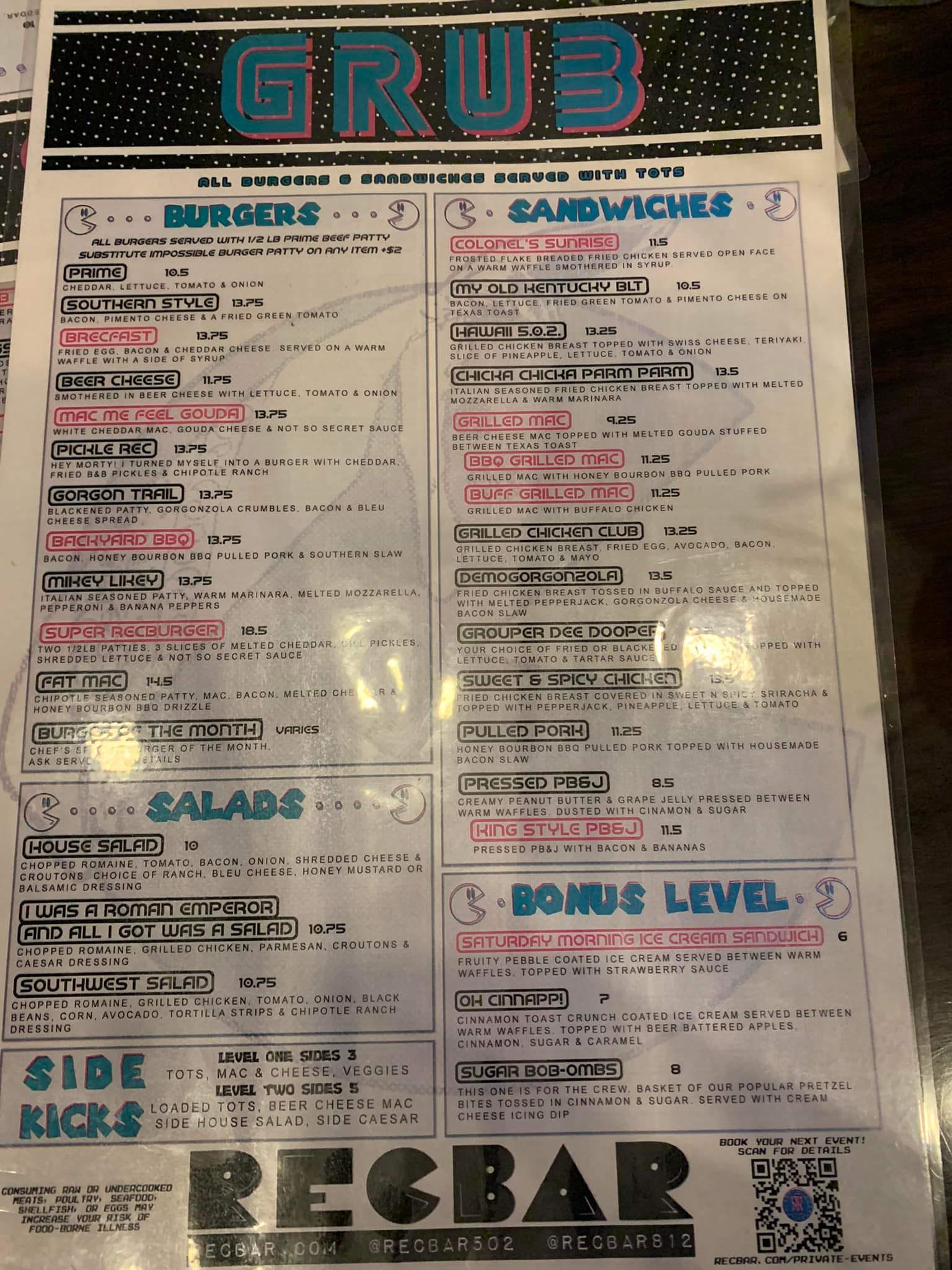 The Recbar is a must try the food was... - Hey Hey, let’s eat