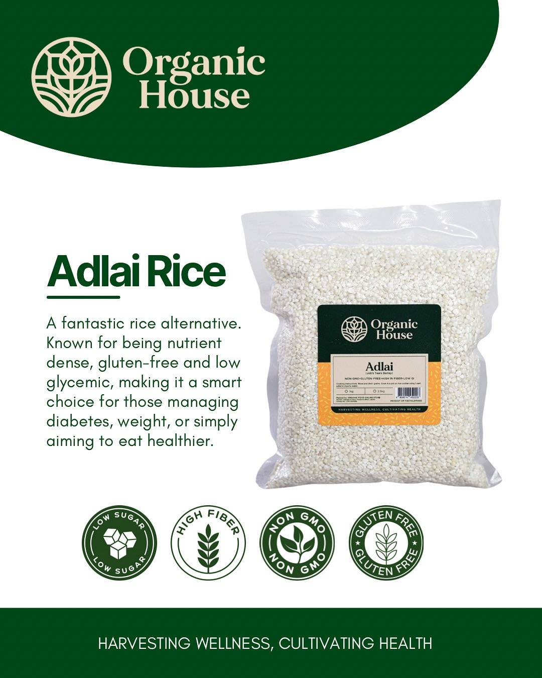 Organic - ️Healthy swaps made simple🍚🌾 ️ Available at: LAZADA 5kg ...