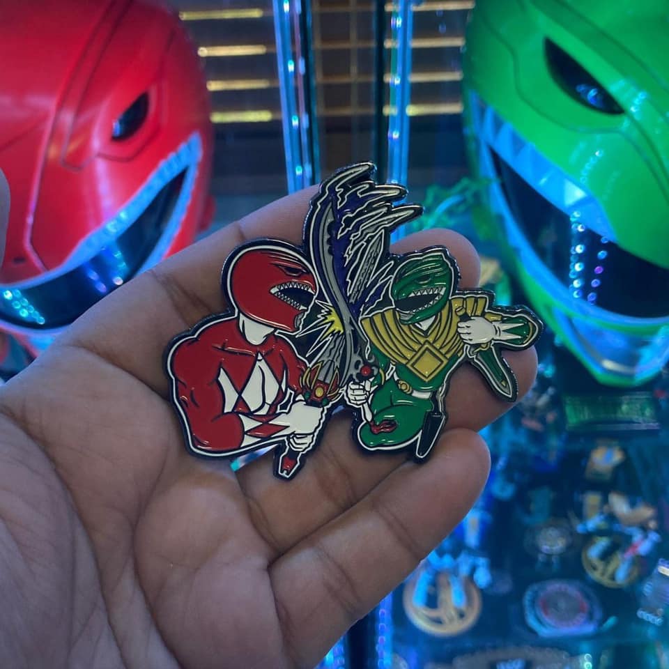 I.J. - Power Mashup with another mega cool pin design! MMPR Red vs Evil ...