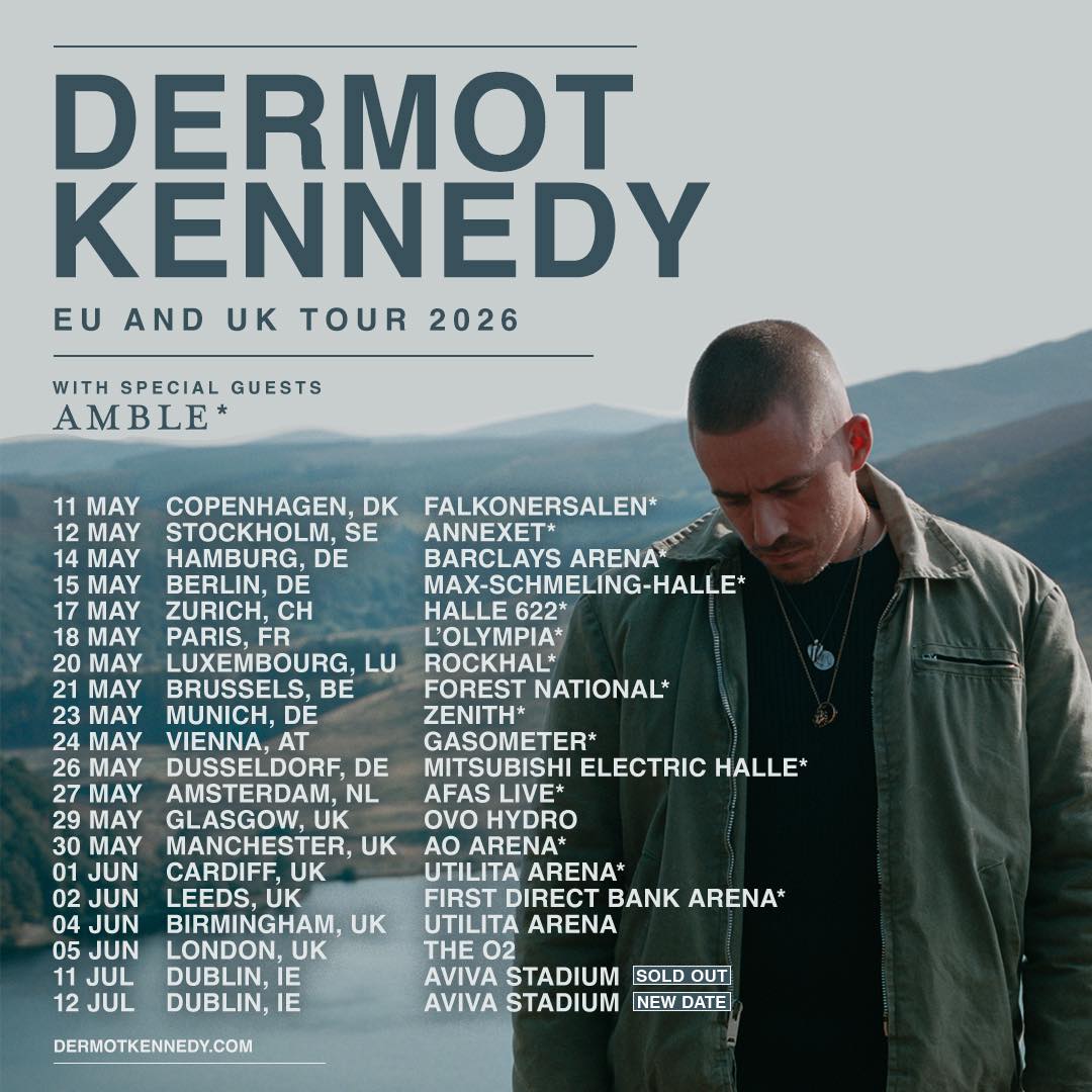 Dermot Kennedy - My EU/UK tour for 2026 is now on sale!! I... | Facebook