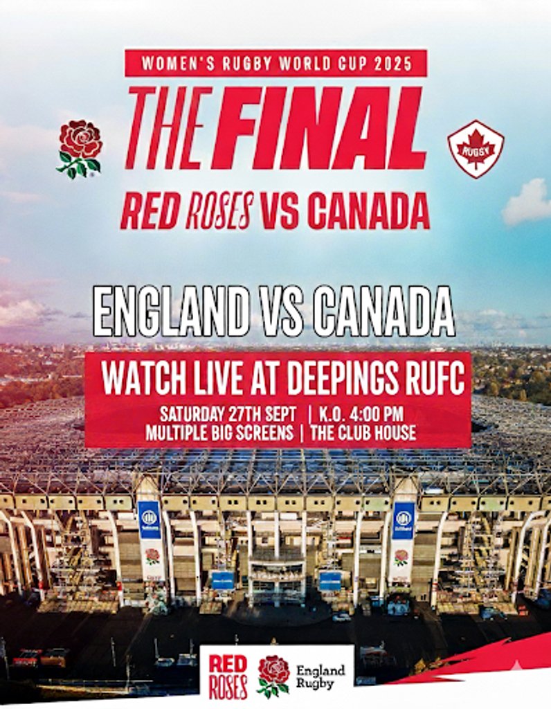 Deepings - The 2025 Women’s Rugby World Cup Final. This Saturday, the ...