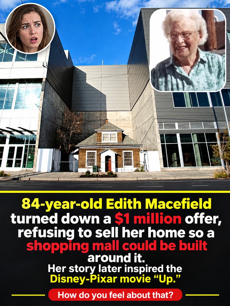 Edith Macefield's house in Seattle remains standing amidst