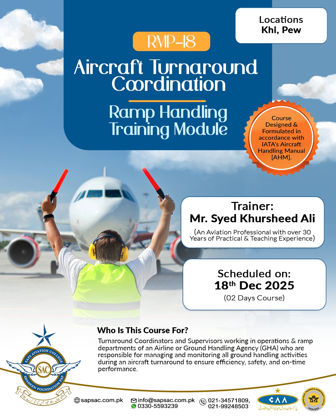 SAPS - Join SAPS Aviation College for the Aircraft Turnaround ...