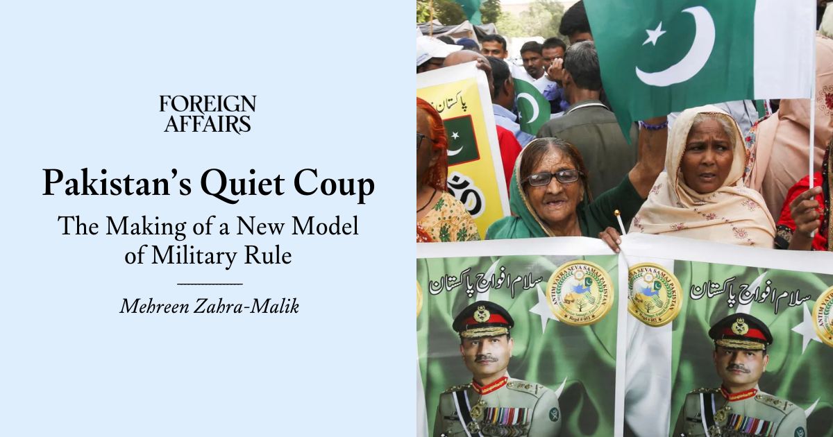 Foreign - Pakistan’s “generals have functionally taken over the ...