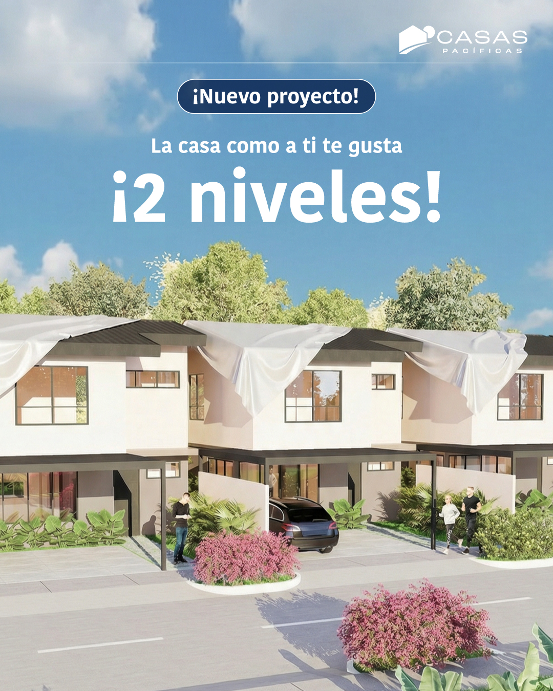 Casas - Te presentamos nuestro nuevo proyecto de 2 niveles, diseñado ...