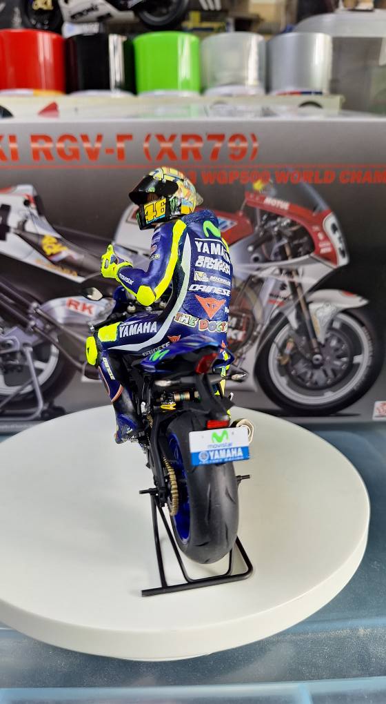 Valentino Rossi Figure and Motorcycle Models