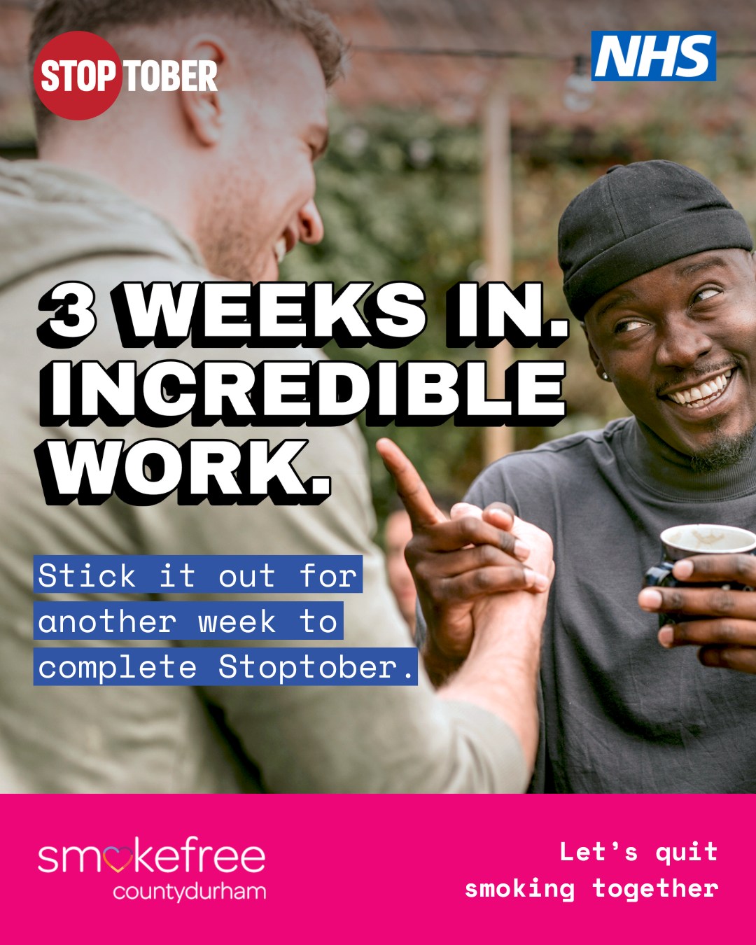 Don't quit quitting!💗 Over 3... - Smokefree County Durham | Facebook