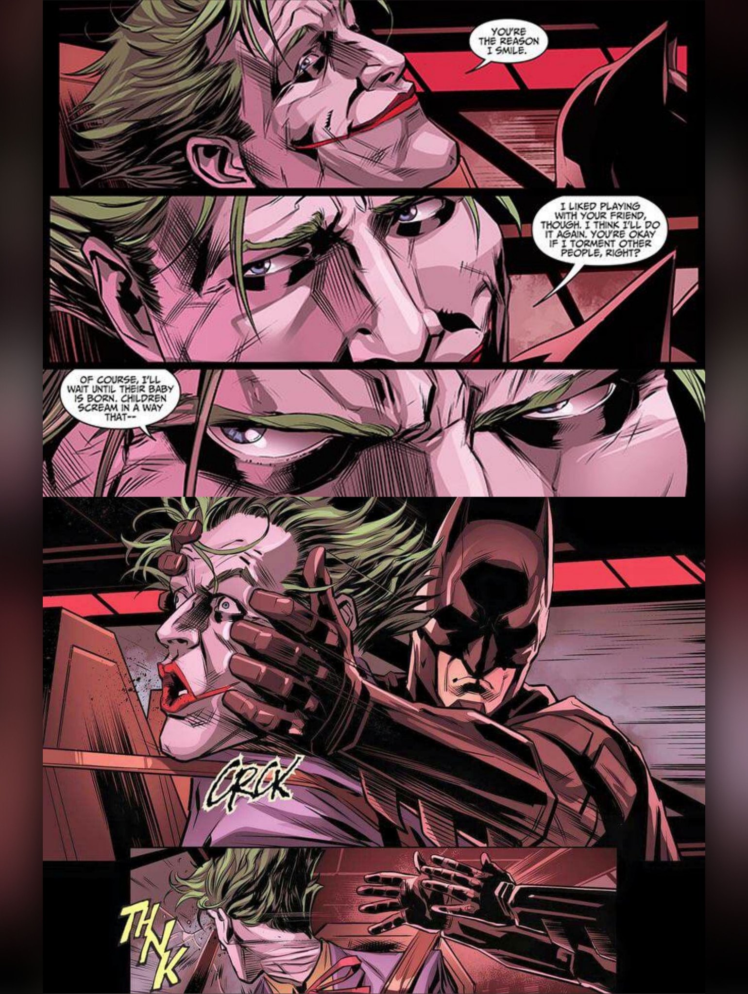 Batman Kills The Joker (Dream) Comic:- Injustice Gods Among Us 
