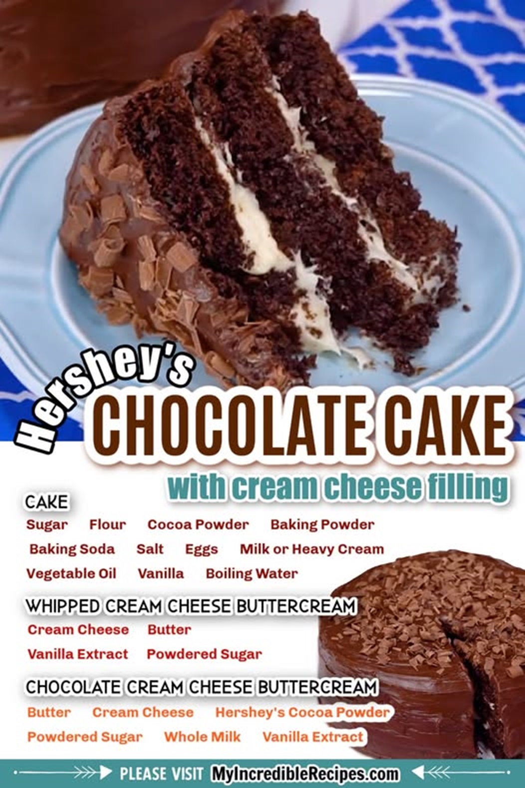 Hershey's Chocolate Cake! 🤎 Whipped... - Incredible Recipes | Facebook